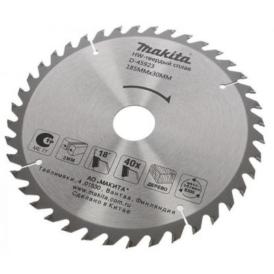 ���� ������� ��� �������� ���� 185�30/16/20 40T Standart �� ������, MAKITA, D-45923
